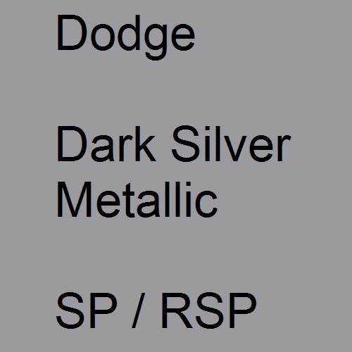 Dodge, Dark Silver Metallic, SP / RSP.